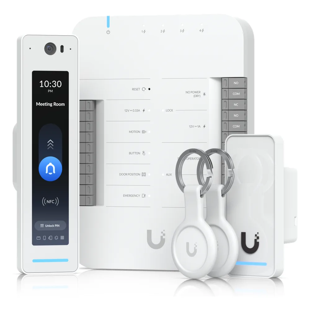 Kit de Control de Acceso G3 para 1 Puerta, Incluye Door Hub, G3 Reader Pro y Lector de Salida, Compatible con Touch Pass, Incluye 2 Keyfobs