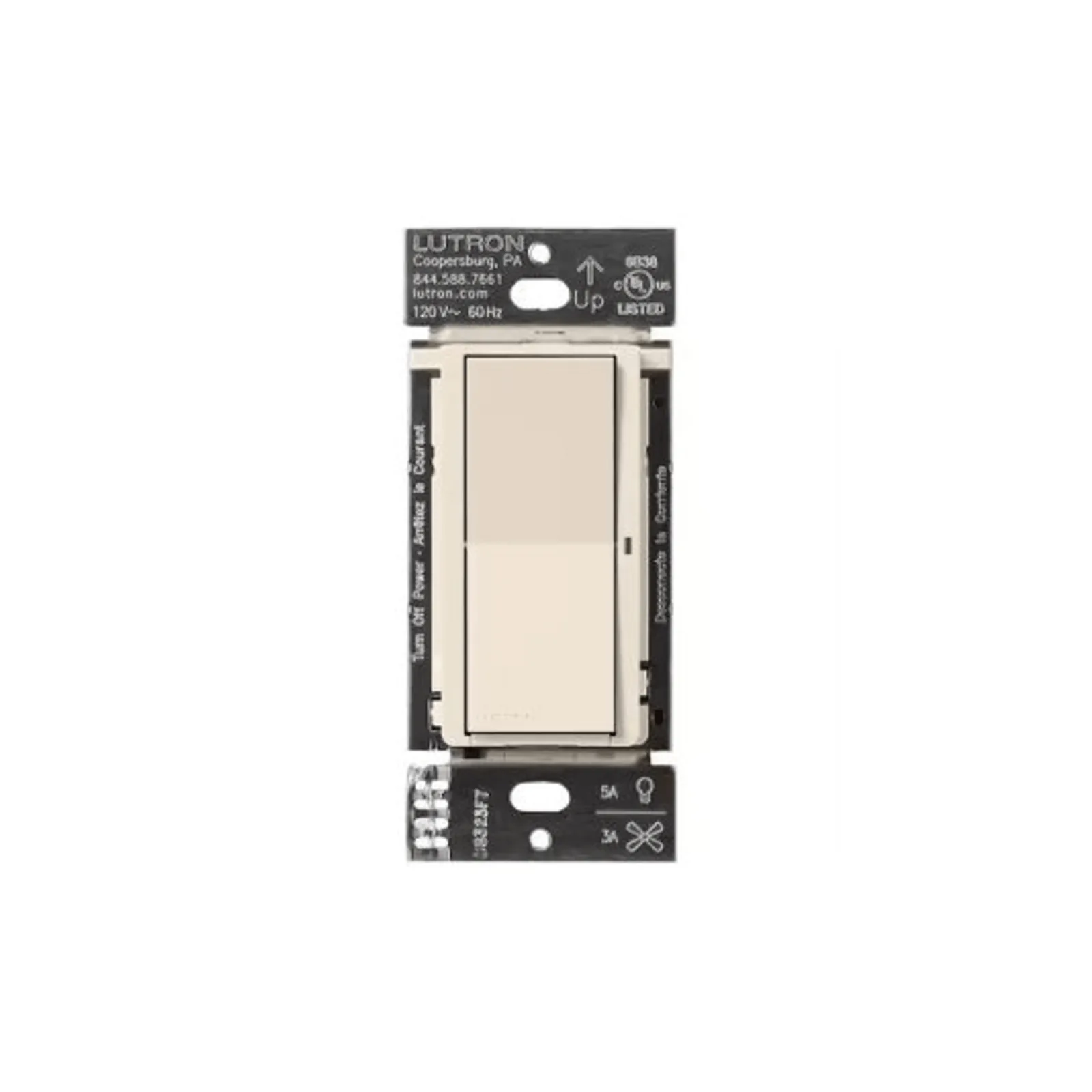Interruptor inteligente on/off con cable neutro, 5 A, 120 V, para Caseta Wireless