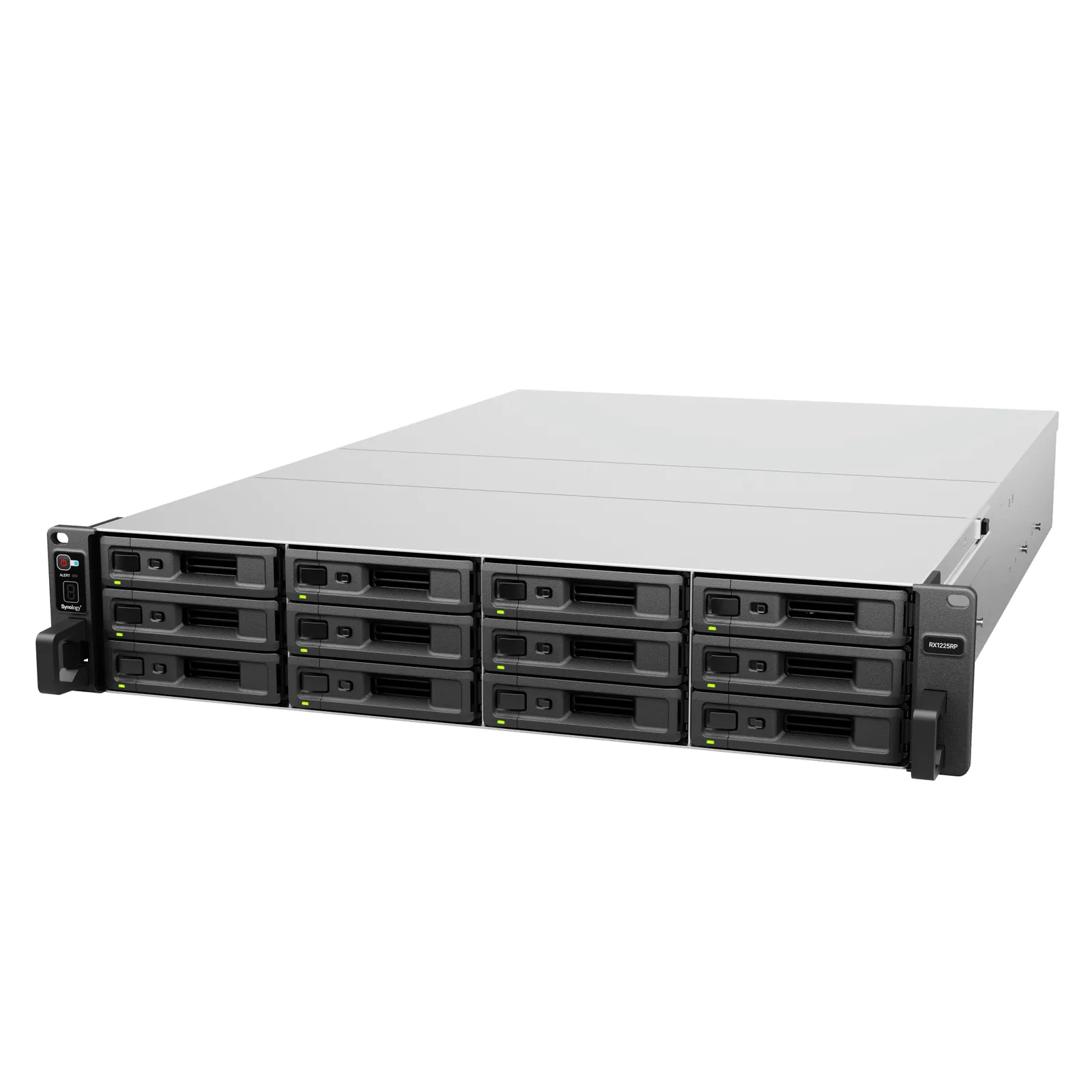 Unidad de Expansión Synology RX1225RP | 12 Bahías para Unidades 3.5" y 2.5" SATA HDD/SSD | Intercambio en Caliente | Fuente de Alimentación Redundante | Compatible con Synology DSM .