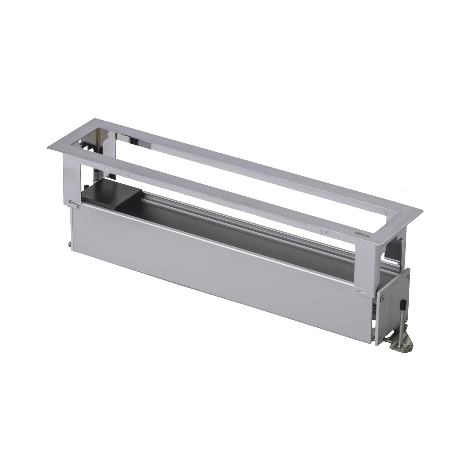 Caja Para Instalación en Escritorio para Voz, Datos o Contactos Eléctricos / Capacidad para 6 Módulos / Salida de Cables Posterior / Los Módulos se Adquieren Aparte / (KFC136/14CY)