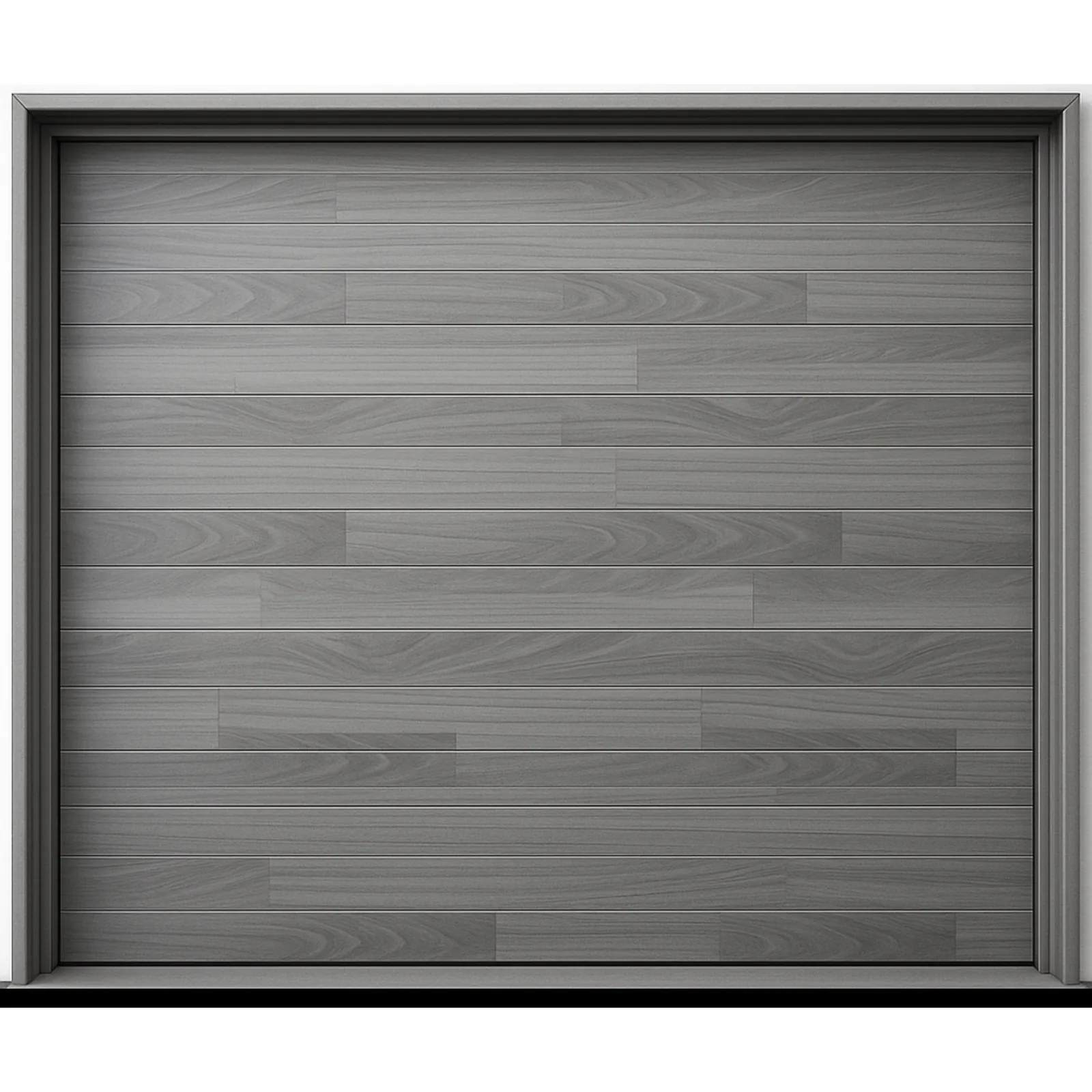 Puerta de Garage de Alta Calidad / Estilo Americano / Acabado Laminado PREMIUM / Color Gris / 20x8 Pies.