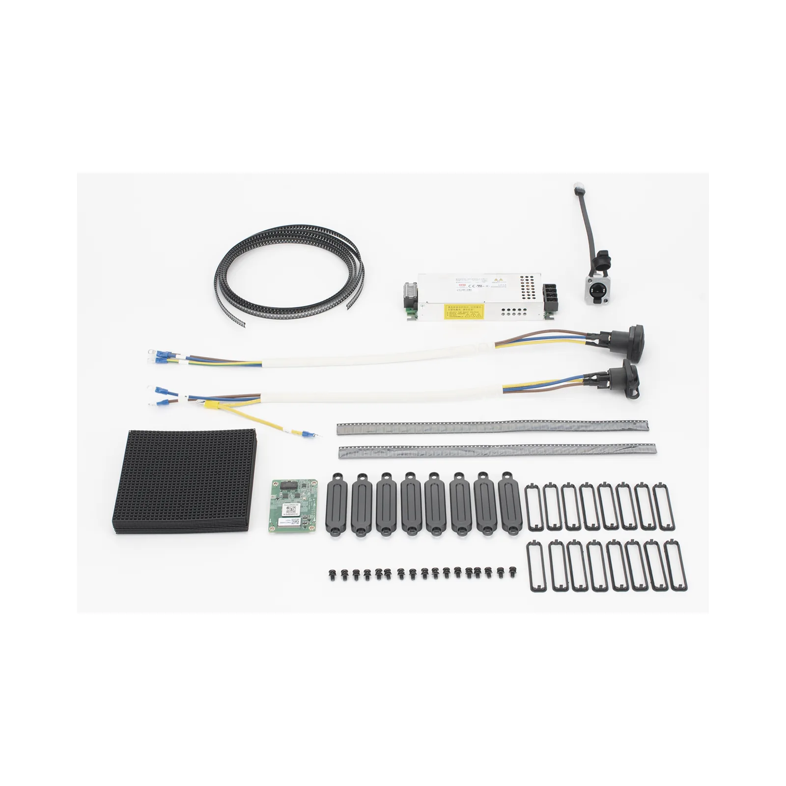 Kit de Refacciones/Accesorios para Paneles LED Hikvision de Renta 3.9mm / Compatible con Paneles de 500 mm x 1000 mm