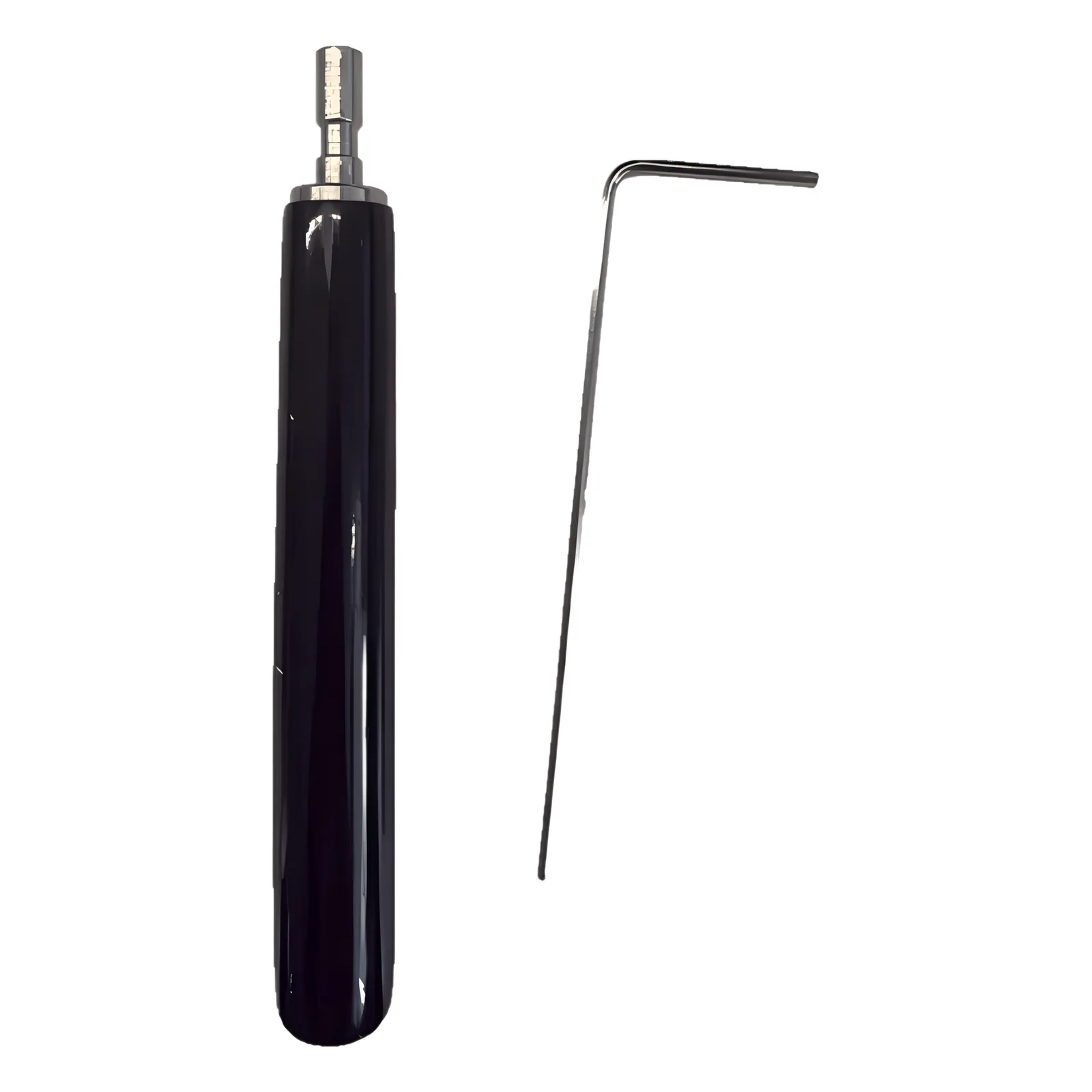 Juego de Llaves Allen de Mantenimiento para Gabinetes de Perfil de Aluminio Exterior / 10 Piezas / Llave Allen en Forma de L H2 / Manija Movible Recubierta de Goma / Acero Inoxidable 304