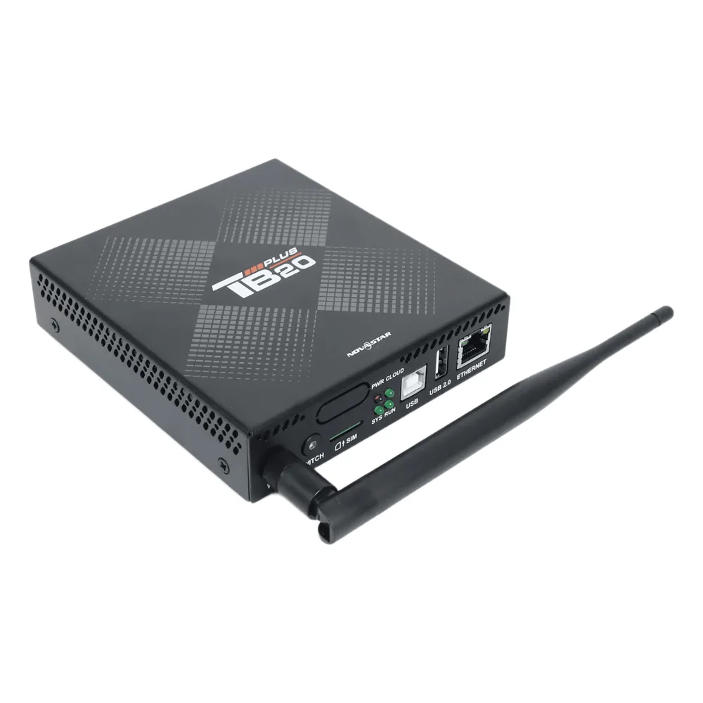 Reproductor Multimedia TB20 Plus / Videowall LED 0.65 MP / 32 GB Almacenamiento / Wi-Fi 2.4GHz / Ethernet Gigabit / Audio Estéreo / Android 10.0 / IP20