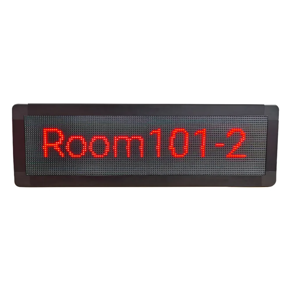 Pantalla LED de Pasillo para Hospital/Asilos, Doble Cara, Matriz 128×32, Indicadores RGB, Para Solución de Enfermería Fanvil