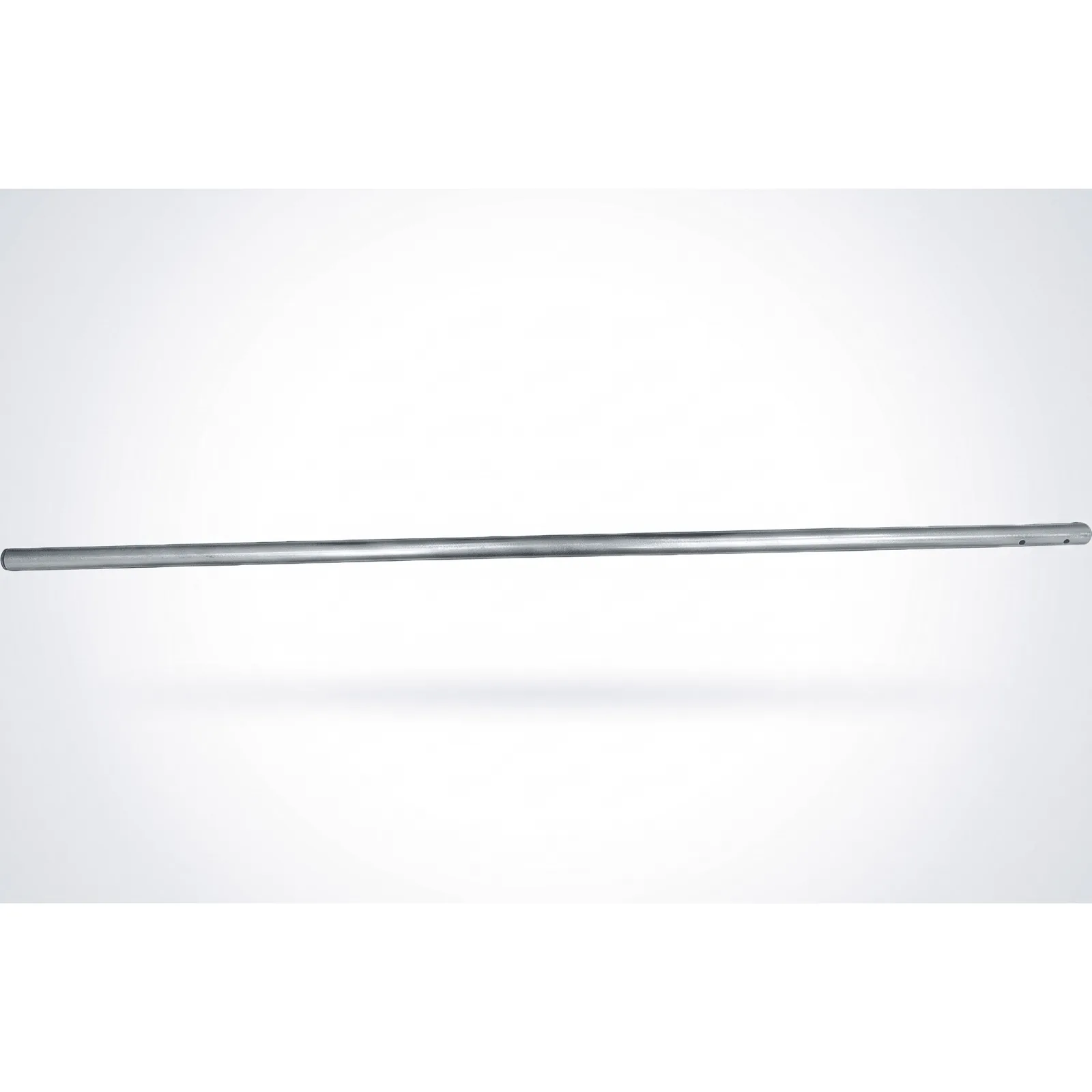 Poste de Esquina / Tubo de Acero Galvanizado / Diámetro 1" / Longitud 120 cm / Espacio para 5 Aisladores Esquina / Sin pintar / Peso 0.8 KG