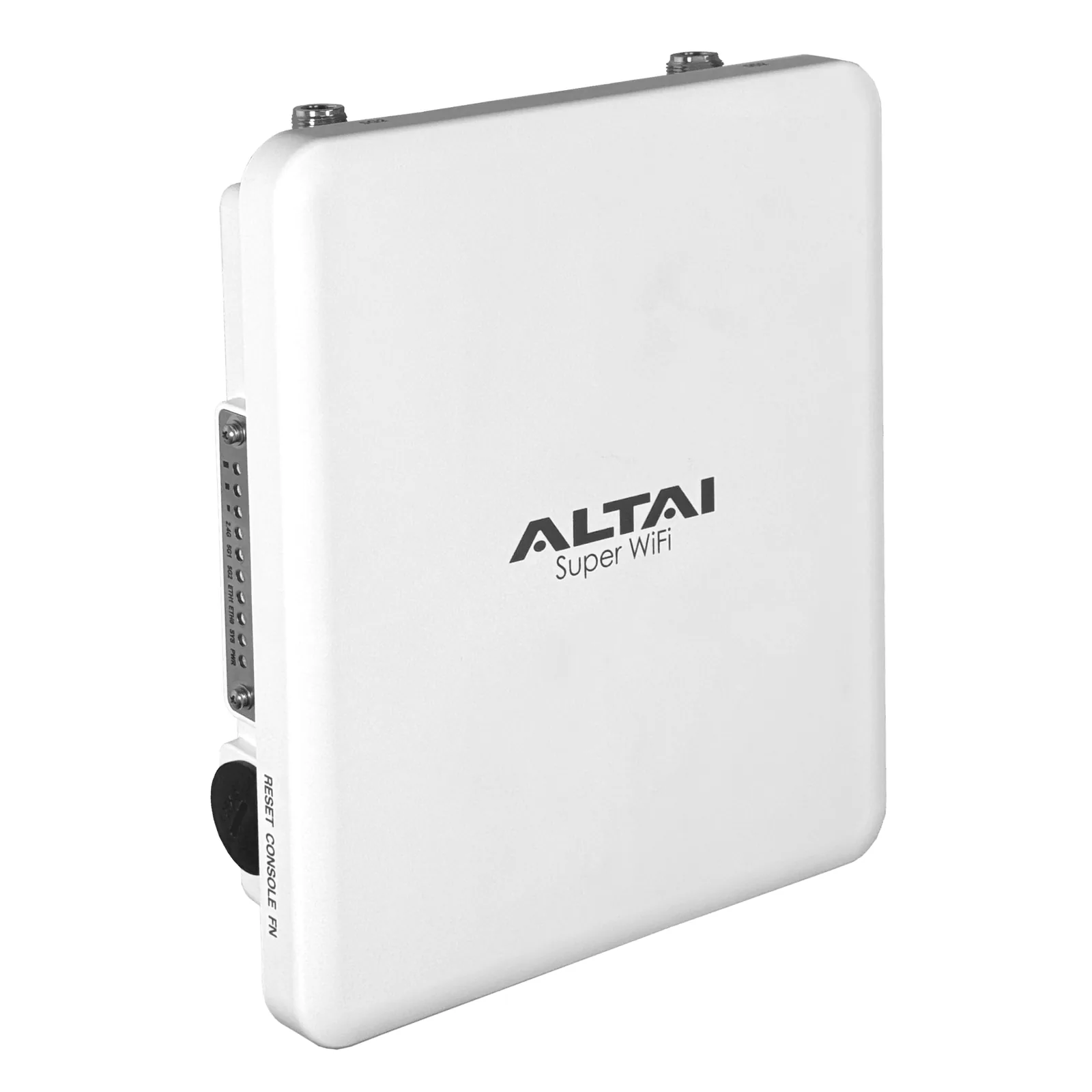 Punto de Acceso Mesh Para Exterior WiFi 6 / Tri-Radio / 4.177 Gbps / 2 Antenas Sectoriales en 2.4 y 5 GHz Integradas / 1 Radio en 5 GHz Conectorizado con 2 Conectores N Hembra/ IP67 / Compatible con WPA3