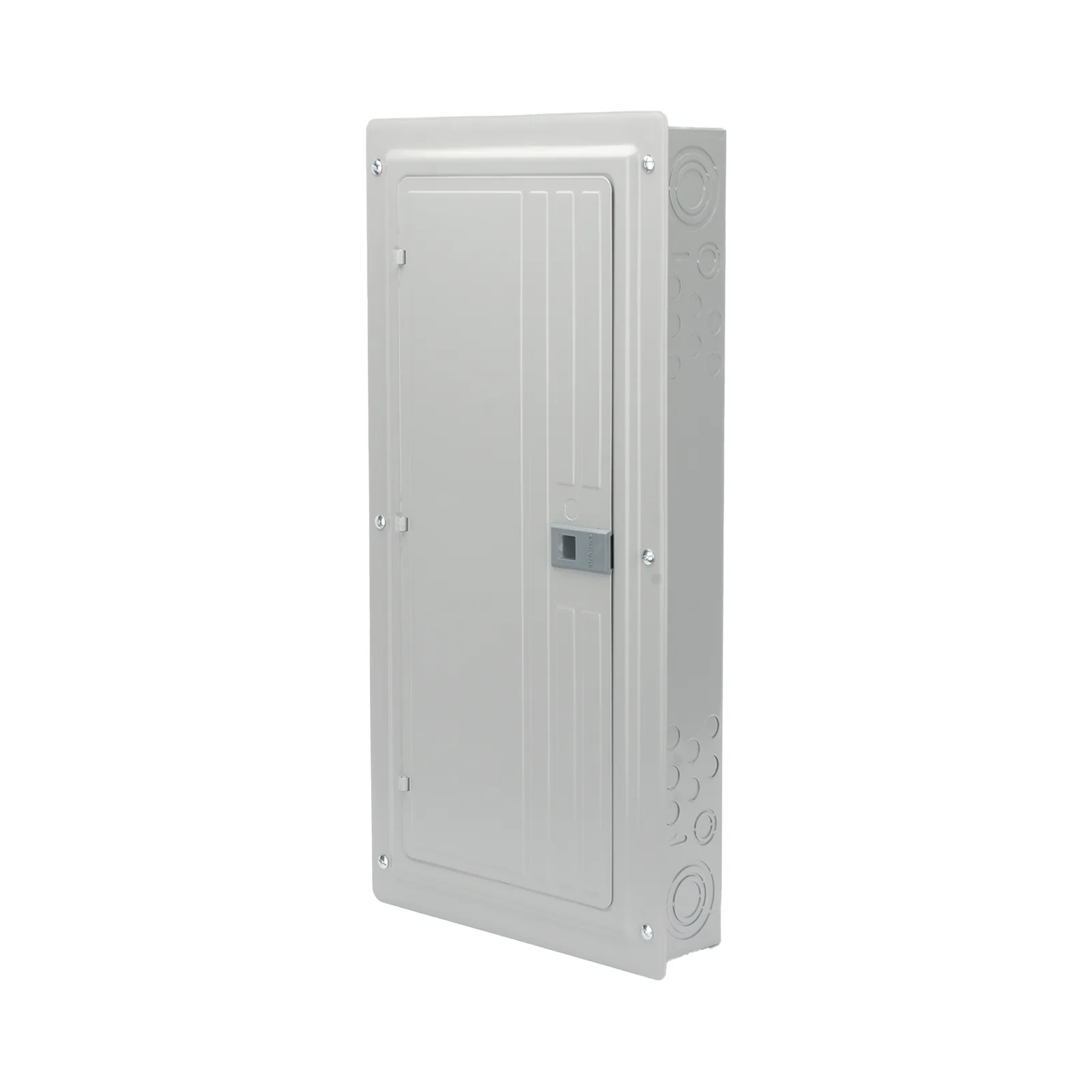 Centro de carga trifásico 3 Fases, 4 Hilos para interruptores QP, de 24 polos - 42 circuitos, 120/240vca, Barras de aluminio 200 Amp, Nema 1, uso interior. Incluye tapa.
