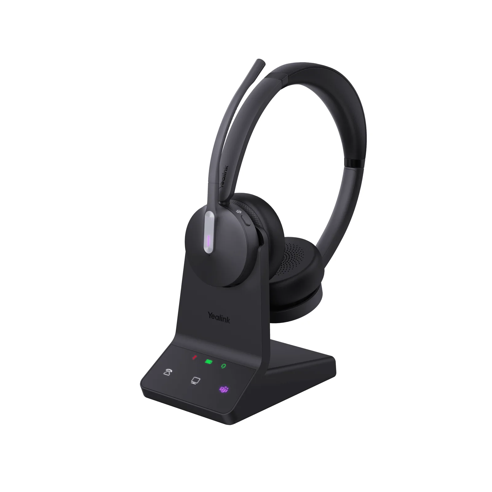 Diadema Inalámbrica WH64 Dual Teams con Micrófono Dual y Acoustic Shield 2.0 para Llamadas Claras en Entornos Ruidosos