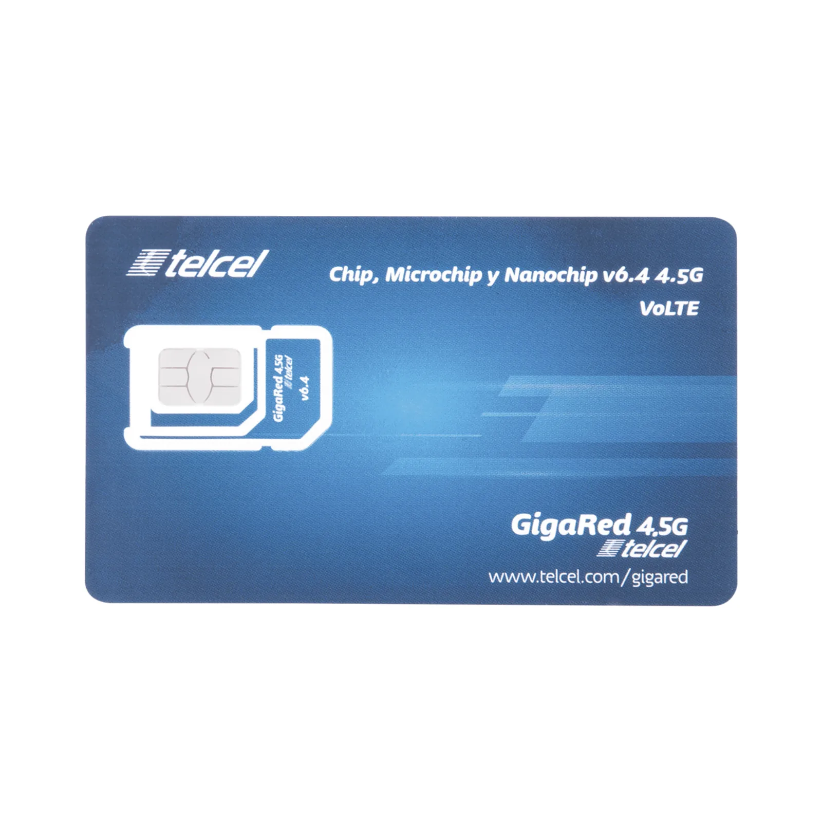 SIM TELCEL 6 GB mensual para dispositivos móviles 3G/4G (Telcel) 1 año de servicio (solo datos)