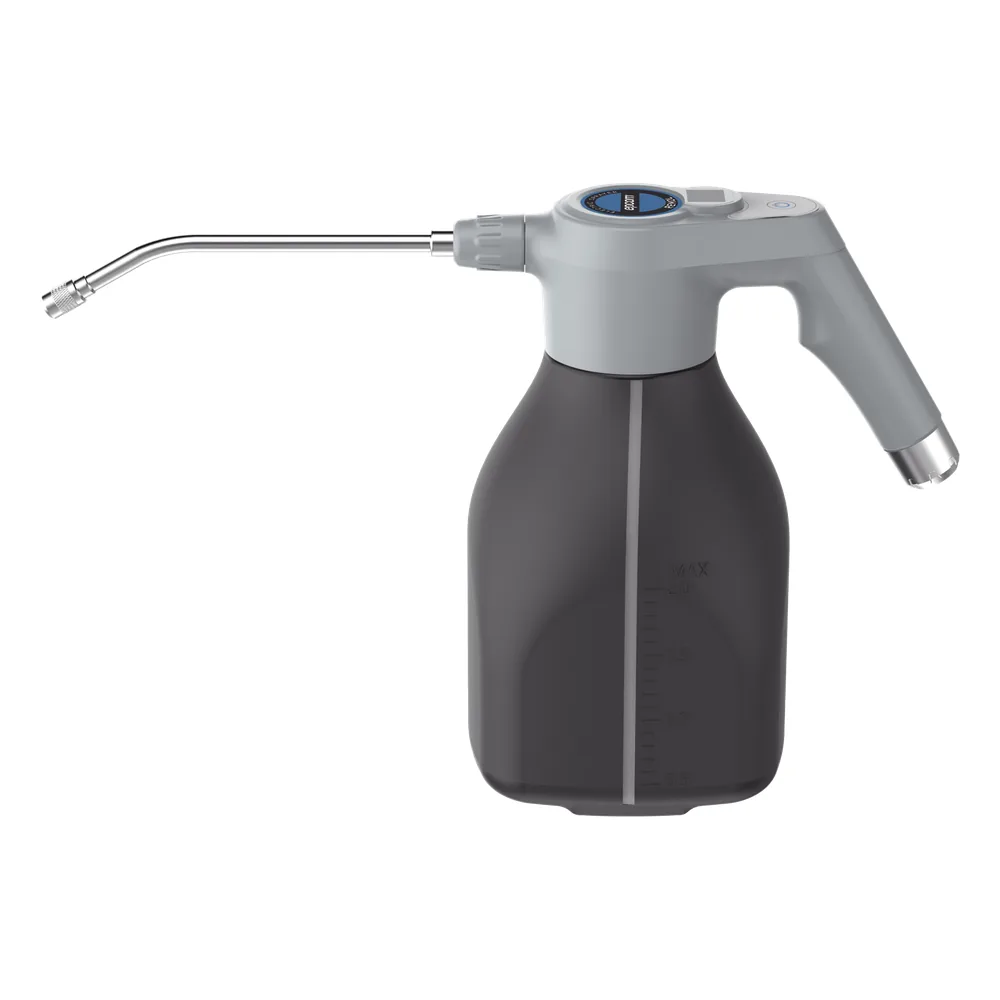 Pulverizador Eléctrico de Mano REM2L / 2 Litros Capacidad / Motor Micro Alta Velocidad / Puerto USB Tipo-C / LCD Indicador Batería / Resistente Ácidos y Álcalis / 0.3-0.5 L/min Flujo / 3-7V 2200mAh