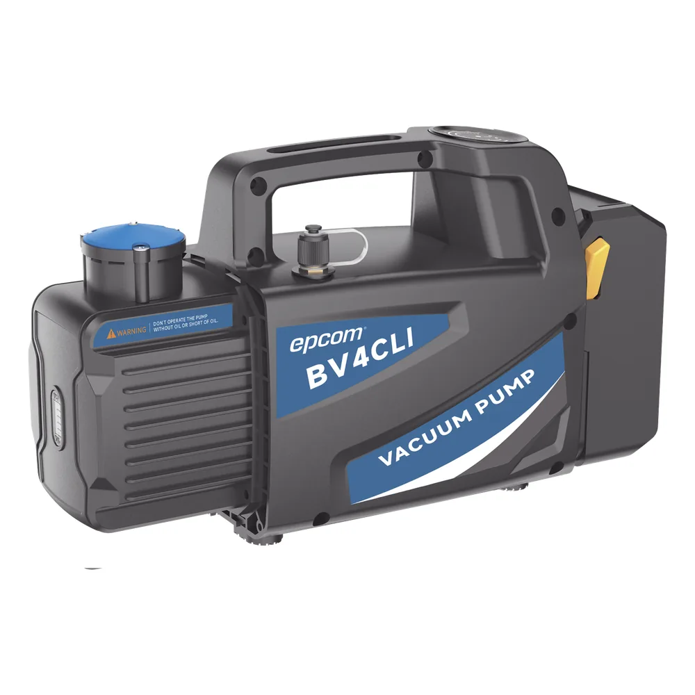 Bomba de Vacío Inalámbrica BV4CLI / 4 CFM (114 L/min) / Vacío Final 150 Micrones / Batería Ion-Litio 18V AEG-RIDGID / Capacidad Aceite 330 mL / Portátil Alta Eficiencia / Compatible A2L R32