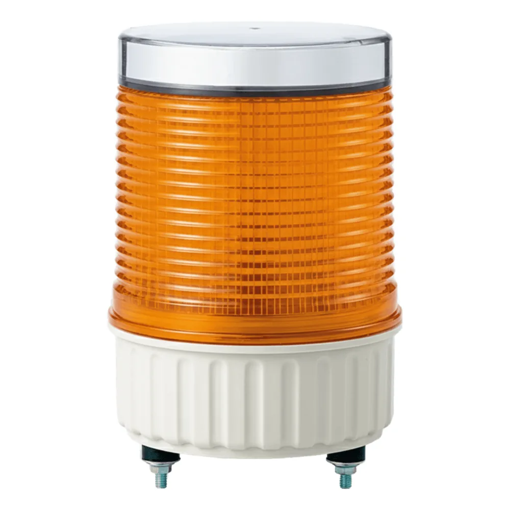 Luz LED destellante IP65, recargable solar en color Ámbar