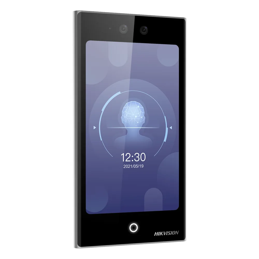 (Antivandálico IP68 / IK07) Terminal Facial PoE / 10,000 Rostros / Pantalla 7" / Intercom y QR / Hik-IA