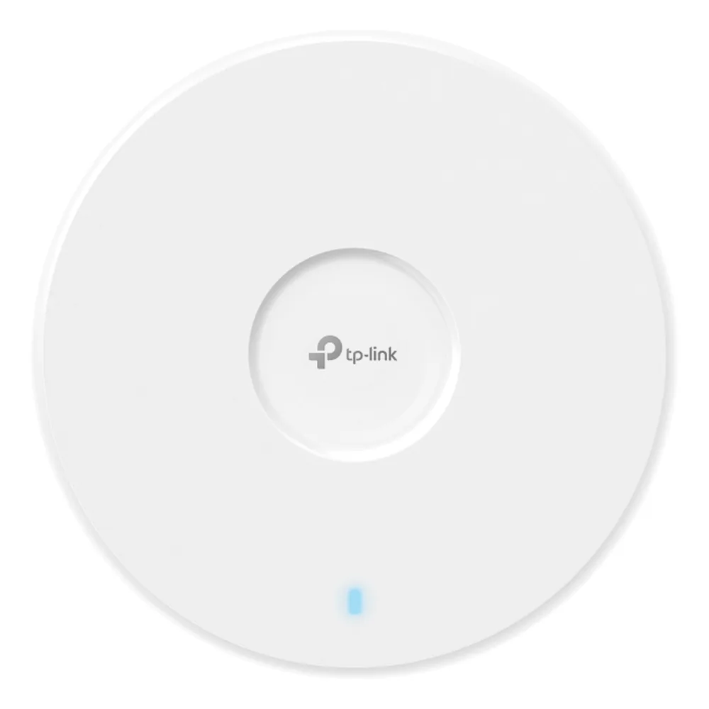 Punto de Acceso Omada / Wi-Fi 7 BE5000 MU-MIMO 2x2 / 1 Puerto 2.5 Gbps / Mesh Omada / Operaciones Multiencale (MLO) / Configuración por Controlador o Stand-Alone / Para Montaje en Techo/pared / Alimentación PoE+