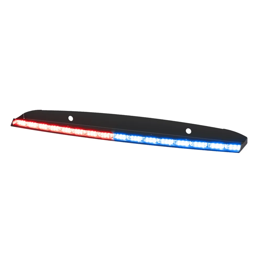 Visera Interior Trasera Tricolor Rojo/Azul/Ambar , 144 Led, Con Bracket Ford Police Interceptor 2020 +, Necesario CZMATSIBSYS