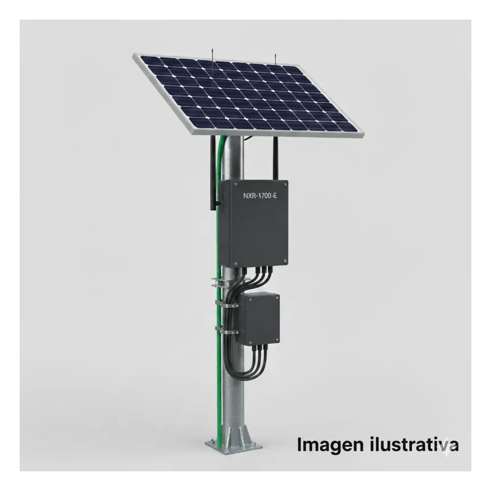 Kit Solar de 14 W con PoE Pasivo 24 Vcc para un radio de Ubiquiti airMAX o Cambium ePMP