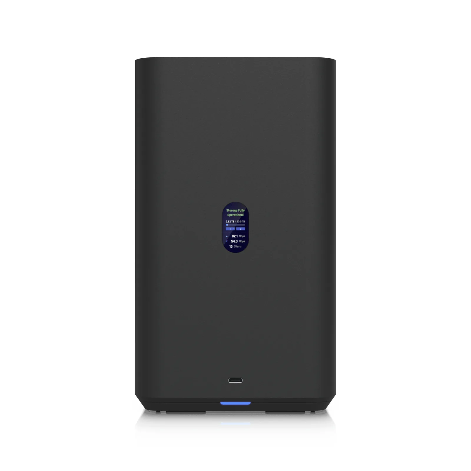 UniFi UNAS-2 – Servidor NAS Compacto de 2 Bahías para HDD 3.5" SATA, Puerto 2.5 GbE, USB-C y PoE++