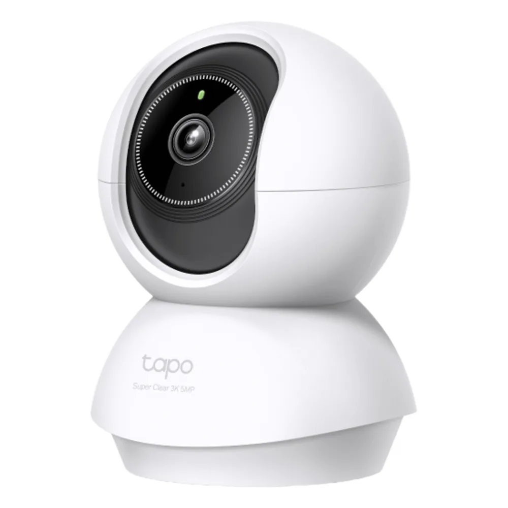 Cámara de Seguridad Doméstica Tapo C230 / 5MP 3K (2880×1620) / 360° Pan-Tilt / Detección Inteligente IA / Visión Nocturna 12 m (40 ft) / Audio Bidireccional / Almacenamiento microSD 512GB / Compatible Alexa y Google H