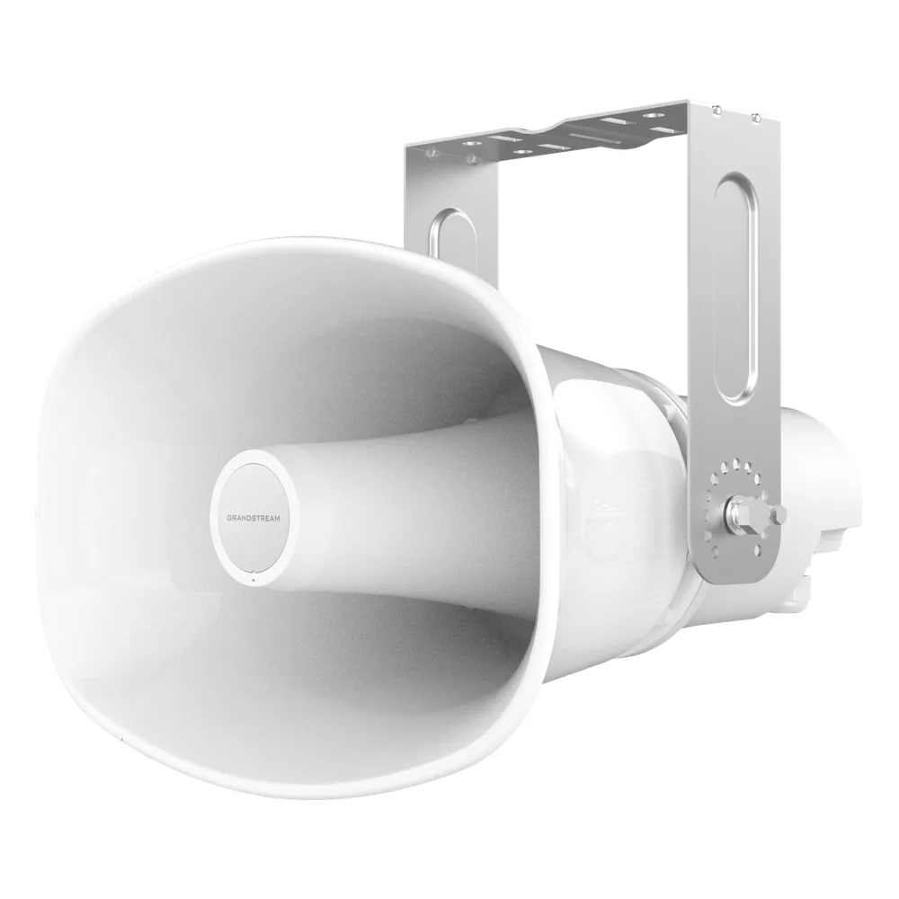 Altavoz Bocina SIP/Multicast Bidireccional / 50W Alta Potencia / IP66 Exterior / 3 Micrófonos con IA / PoE++ / 126 dBA Máximo