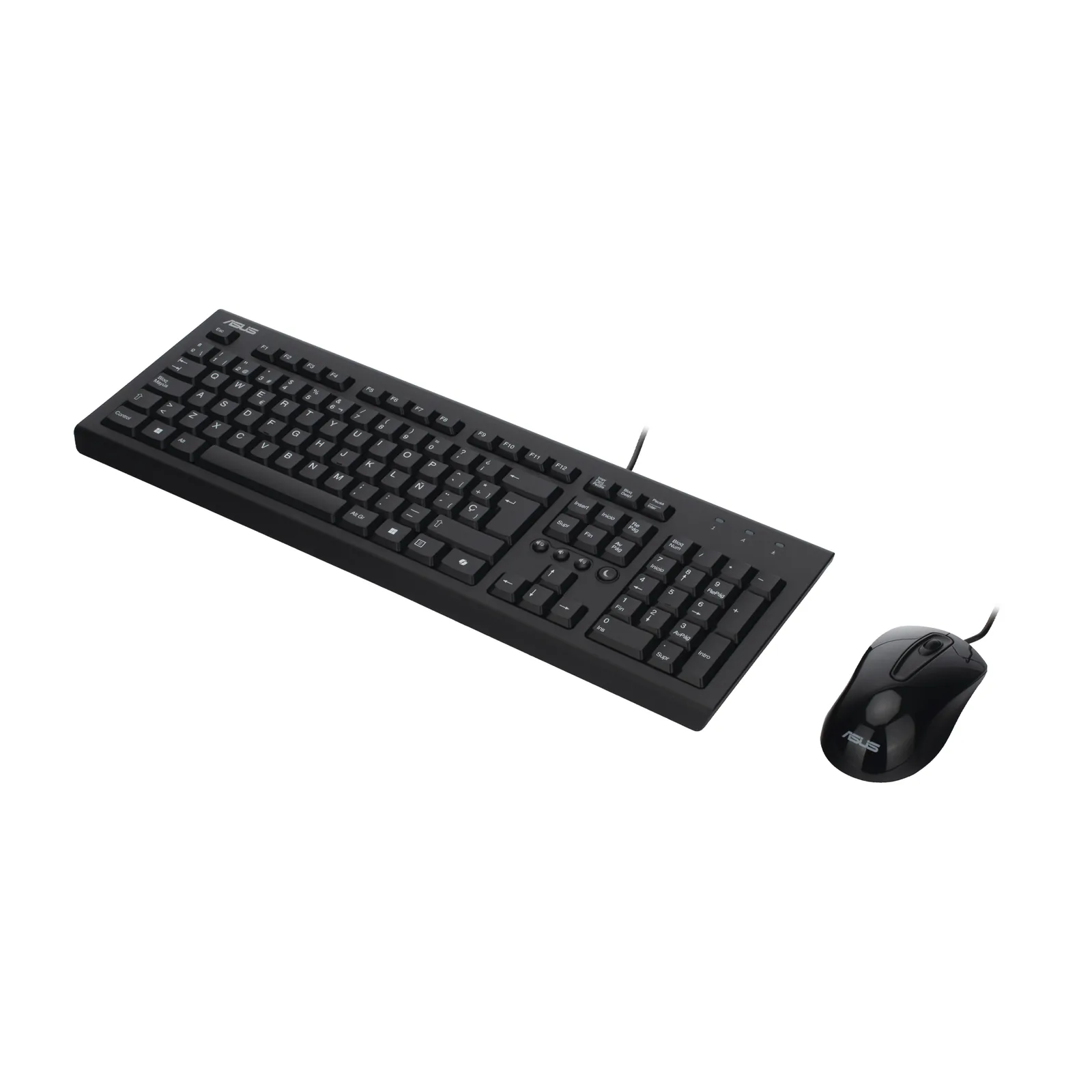 KIt de Teclado y Mouse Cableado / Diseño Elegante y Silencioso (No Requiere Drivers)
