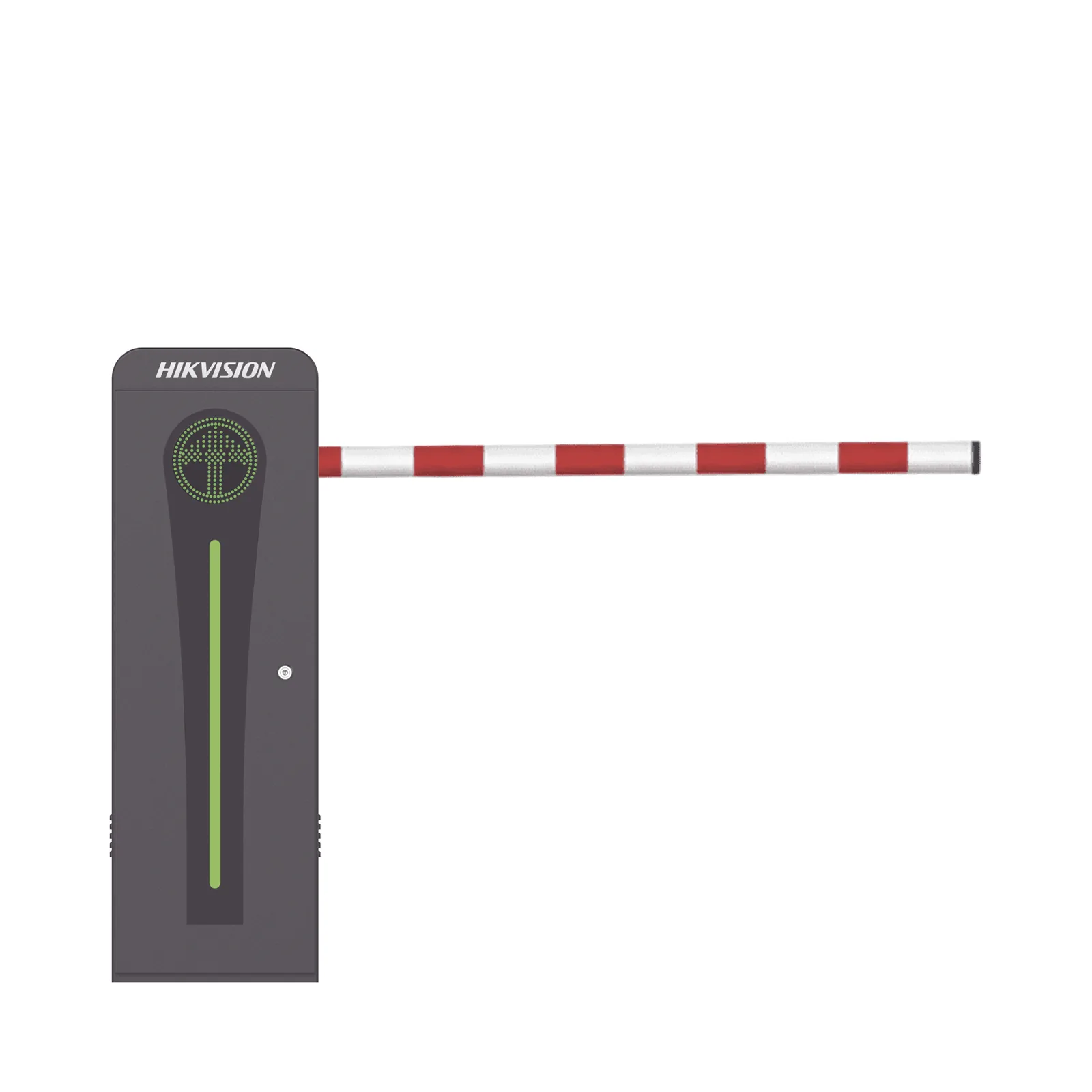 Barrera Vehicular con Brazo Abatible por Colisión 4 mts INCLUIDO / Derecha / Alto Desempeño / Brushless / Semáforo Rojo-Verde en Gabinete / Incluye 2 Controles Remotos