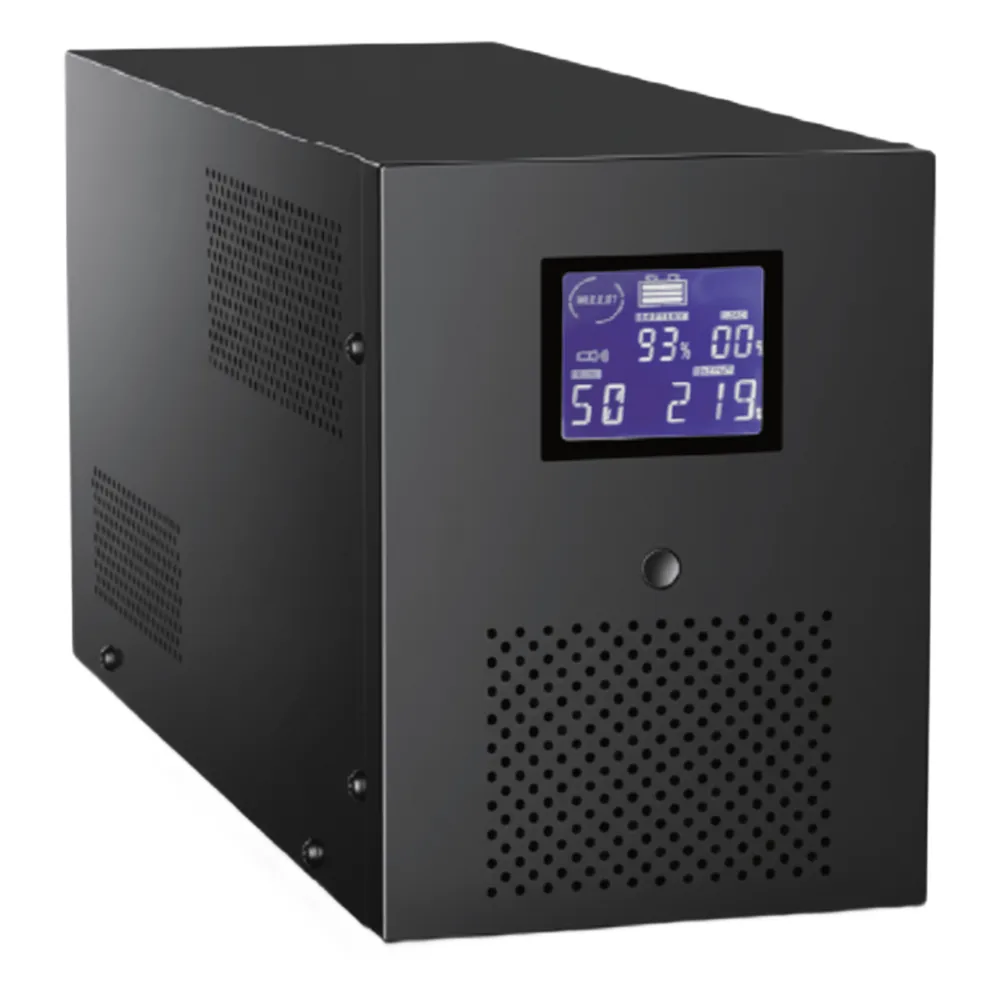 UPS de 3000VA/1,800W / Topología Línea Interactiva / Entrada y Salida 120 Vca / Regulador de Voltaje AVR 80-150 Vca / Clavija NEMA 5-15P / 6 Tomas NEMA 5-15R