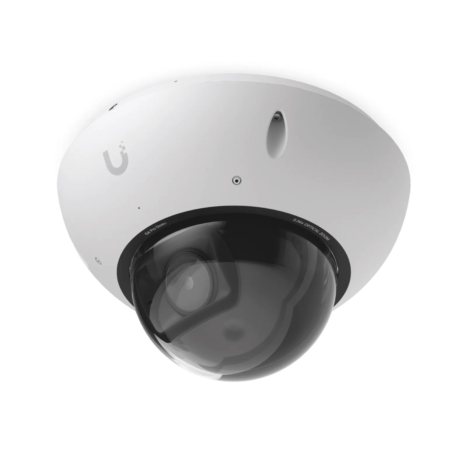 UniFi Protect G6 Pro Dome – Cámara 4K PoE+ Antivandálica y Todo Clima con Motor de IA Multi-TOPS, Zoom Óptico 2.36× y Sensor CMOS 1/1.2 y Visión Noctura IR de Largo Alcance