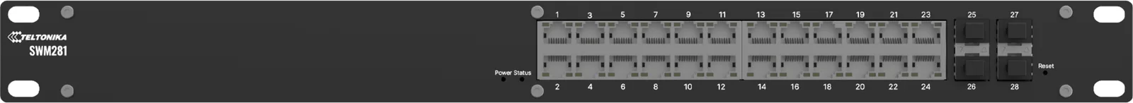 Switch Industrial Administrado L2+, 24 Puertos Gigabit Ethernet, 4 Puertos SFP, Ancho de Banda 56 Gbps, IP30, Rack Mount, PROFINET Opcional, TSWOS