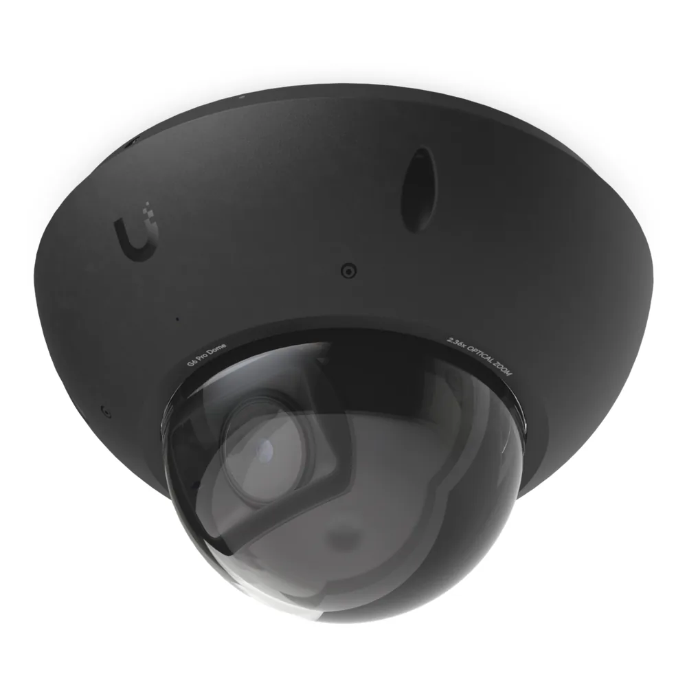 UniFi Protect G6 Pro Dome – Cámara 4K PoE+ Antivandálica y Todo Clima con Motor de IA Multi-TOPS, Zoom Óptico 2.36× y Sensor CMOS 1/1.2 y Visión Noctura IR de Largo Alcance