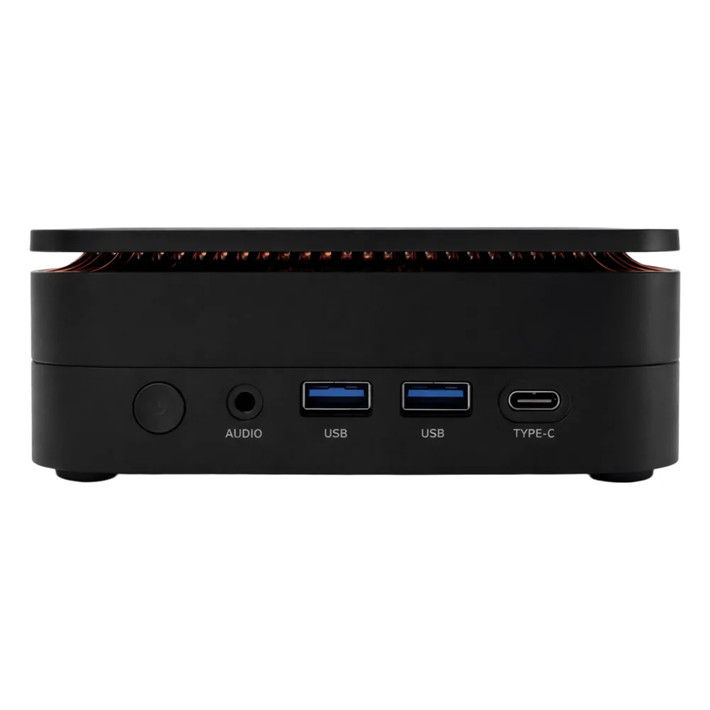 Mini estación de trabajo (Mini PC) / AMD Ryzen 7 7735HS / Wi-Fi 6 / Bluetooth 5.2 / 16 GB DDR5 / 512 GB SSD / Windows 11 / 128 mm × 128 mm × 42 mm (5.0 in × 5.0 in × 1.7 in)