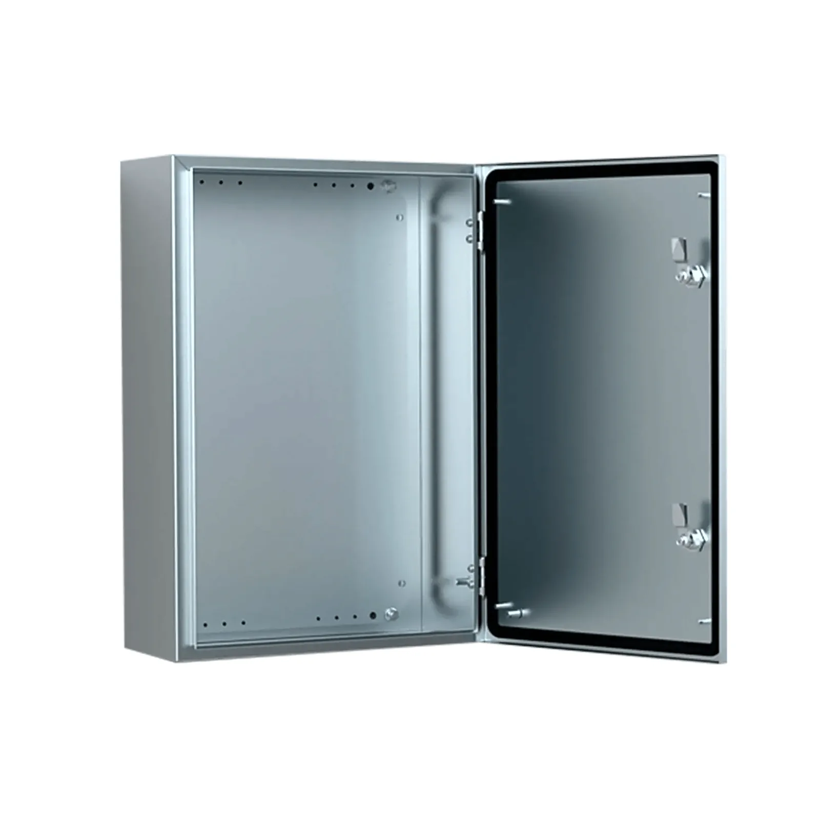 Gabinete de Acero Inoxidable 304L ASR IP66 / 600x400x210 mm (23.6x15.7x8.3 in) / 2 Cerraduras / Montaje Placa 2 mm