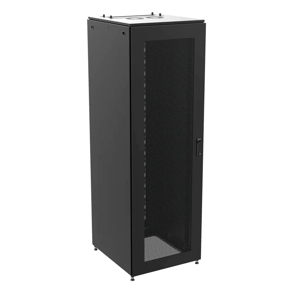 Gabinete de Telecomunicaciones ProLine S1 48 UR Dimensiones 2350 x 800 x 1200 mm Acero color Negro RAL 9005 / Puertas Perforadas / Certificaciones UL-cUL
