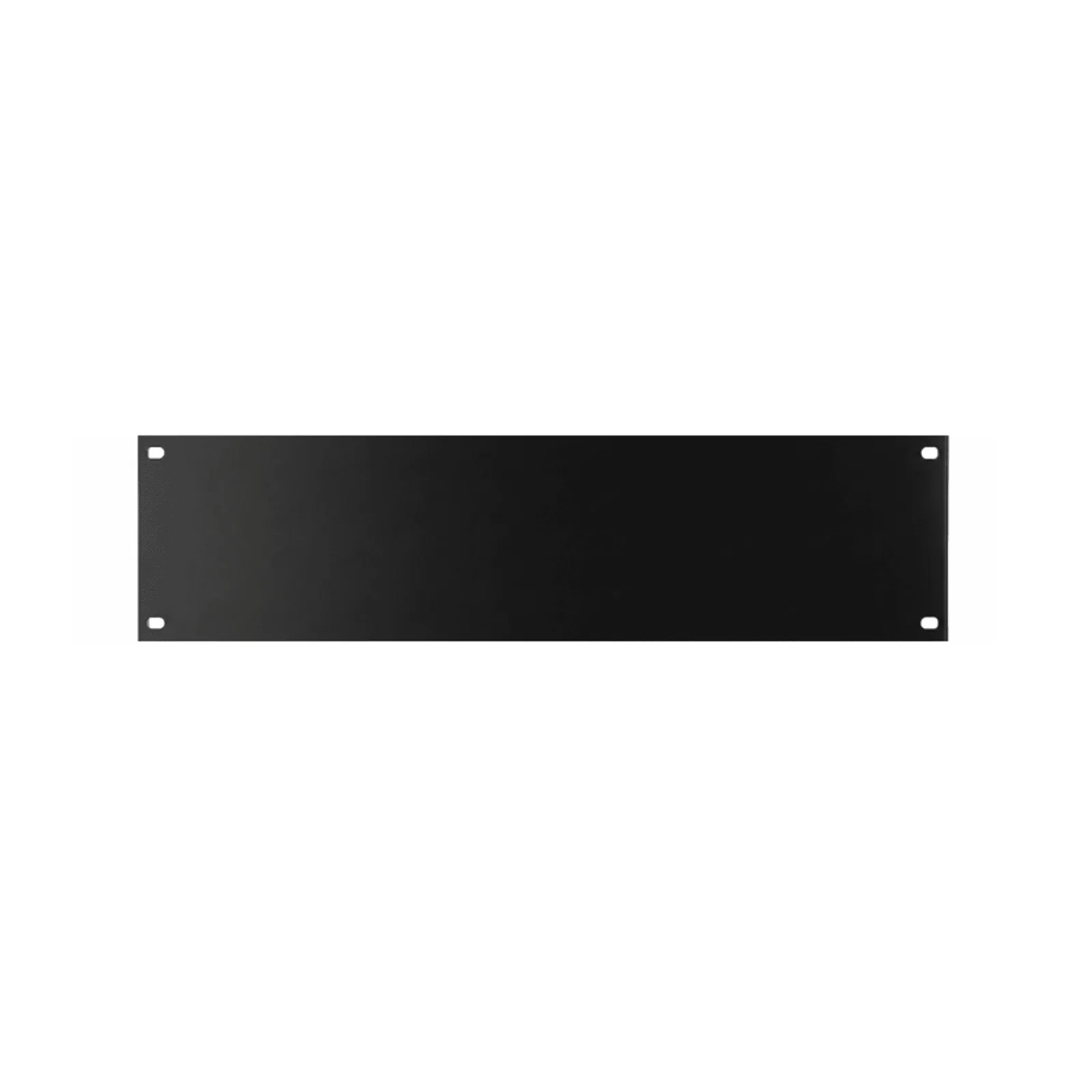 Tapa Ciega para Rack de 19 Pulgadas, 2 UR, Acero Negro