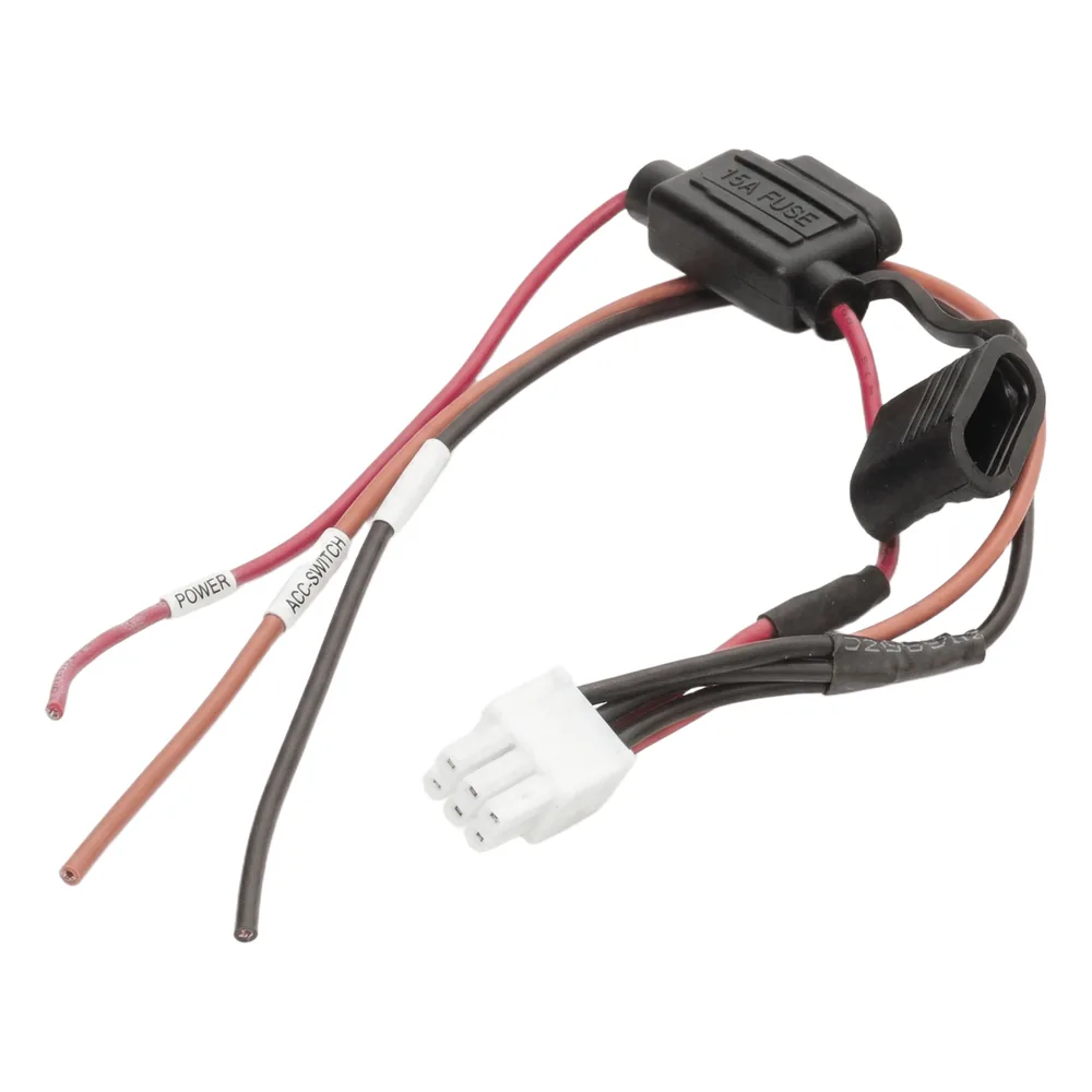 Cable de Alimentación Hikvision / 15 cm (5.9 in) / Suministro de Energía / Accesorios / Tierra / Conectores Estándar