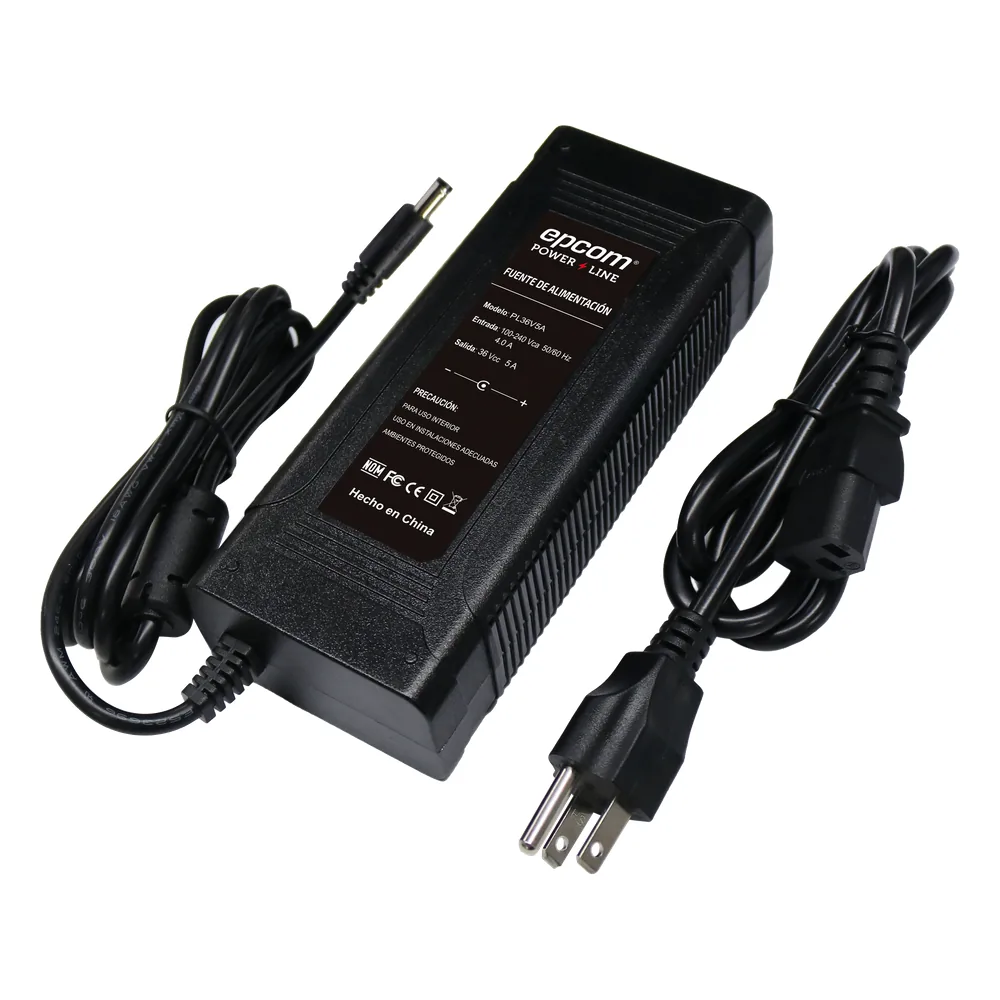 Fuente de poder / 36 Vcc Regulados / 5 Amp / Voltaje de Entrada de 100 - 240 VCA