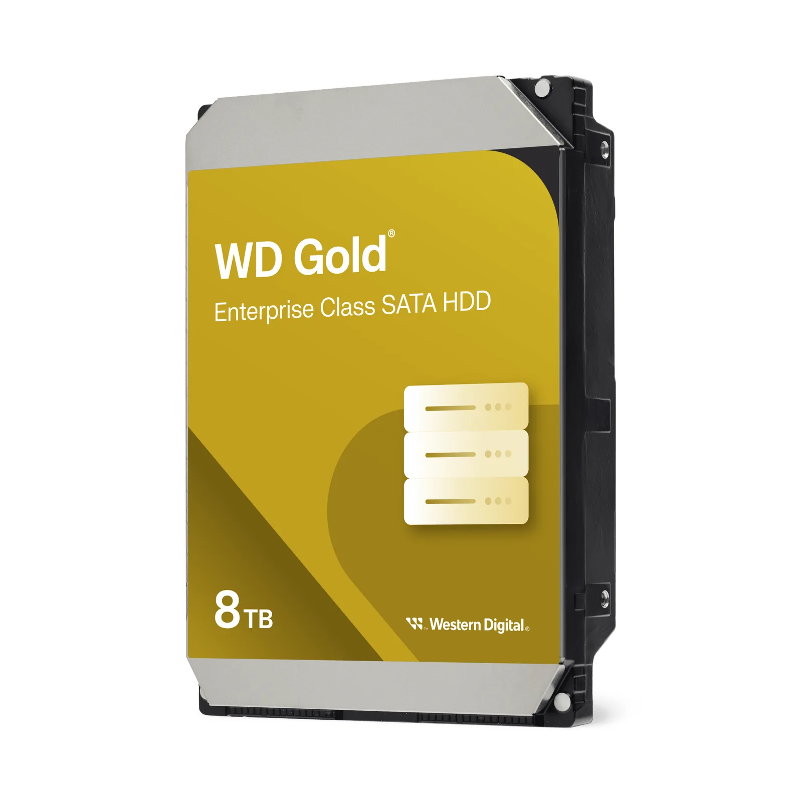 Disco Duro Empresarial WD Gold / SATA 6 Gb/s / 8 TB / 7200 RPM / Tecnología HelioSeal / ArmorCache / 5 Años Garantía / 2.5M Horas MTBF