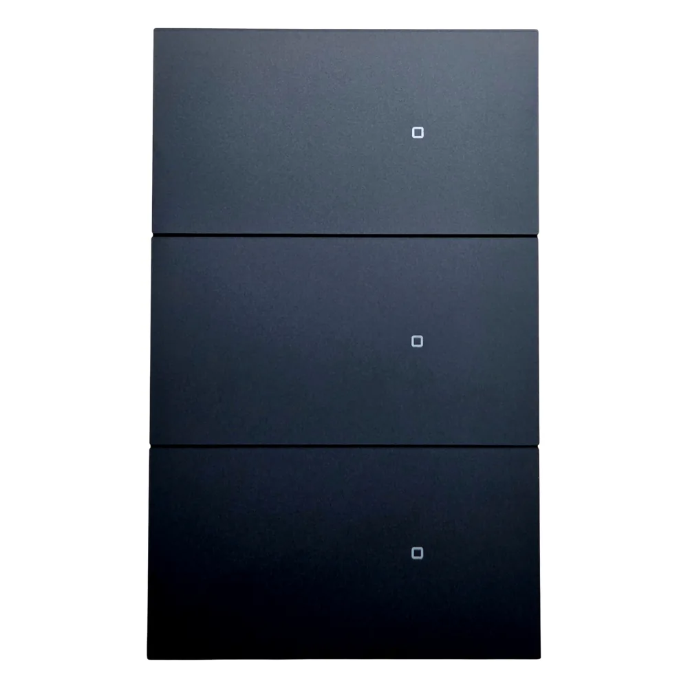Apagador inalámbrico ZigBee 110-220V 3 GANG / No requiere Neutro