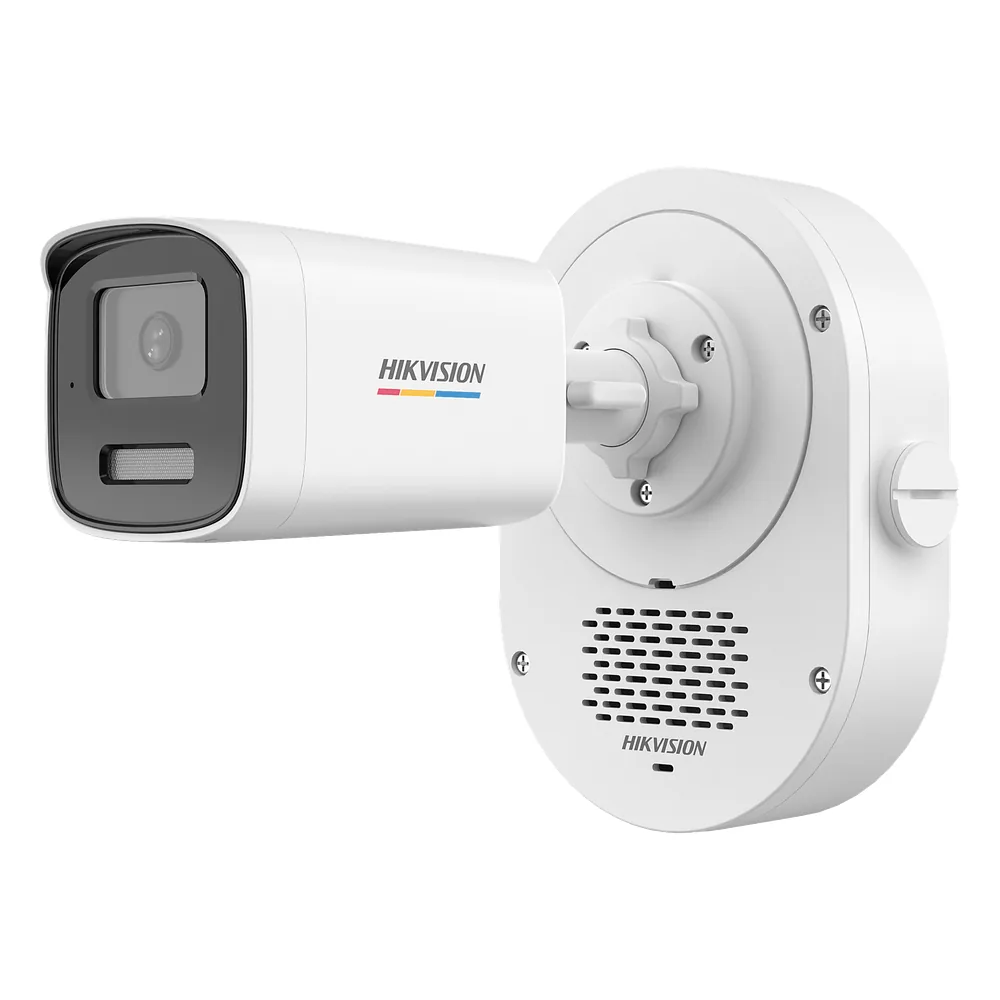 [SOUNDMAX] Cámara Bala TURBOHD 2 Megapixel (1080p) / ColorVu / Audio Bidireccional + Sirena / Luz Blanca 40 m + IR 40 m / IP67 / Luz Dual / Exterior IP67
