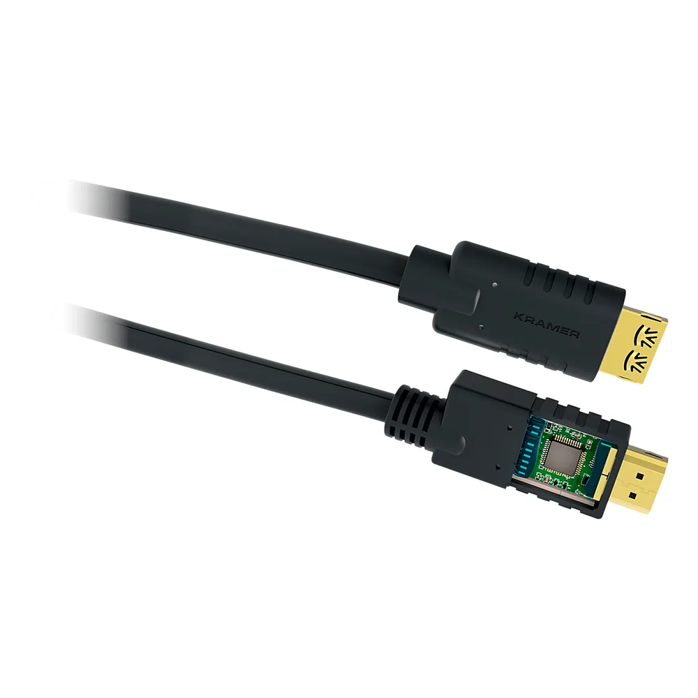 Cable HDMI Activo 4K a 60Hz | HDR, Triple Blindaje, K-Lock | CA-HM (15.20 mts / 50 ft)
