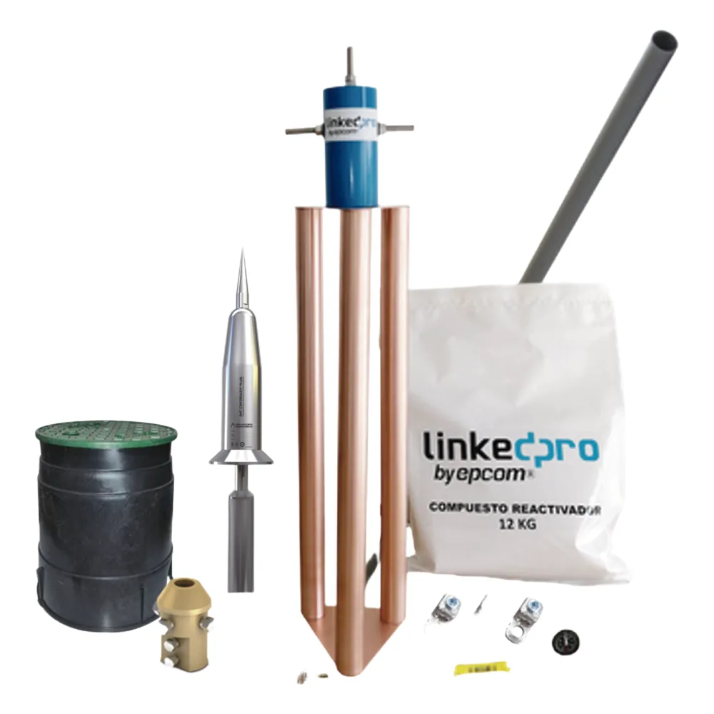 Kit Pararrayo PDC Dat Controler Plus Avance de Cebado:30 µs. Diámetro de Protección Máx: 100 m. Incluye Electrodo y Accesorios p/Torre.