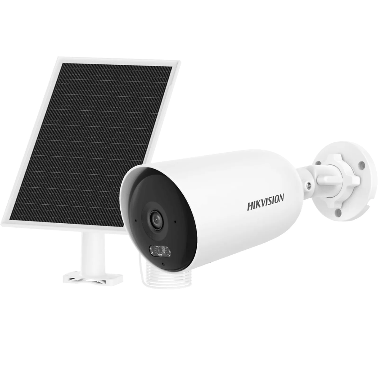 Kit Solar IP All in One / AOV / Bala IP 4 Megapixel / Lente 2.8 mm / Panel Solar + Batería de Respaldo de Litio (9000 mAh) / SIM 4G Incluido/ Audio Bidireccional / IP66 / Micro SD