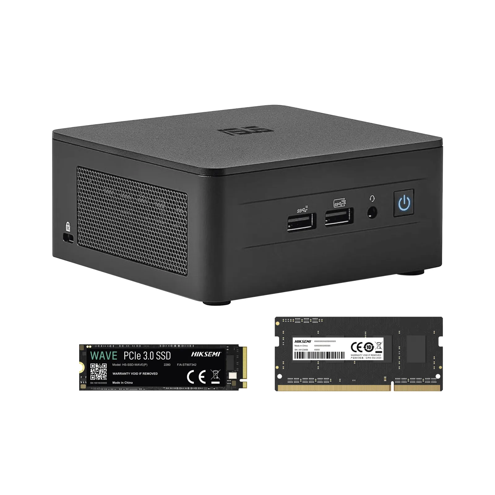 Mini PC Kit / Intel Core i7-1360P / 8 GB RAM / 256 GB SSD / HDMI Múltiples Pantallas / Formato Compacto