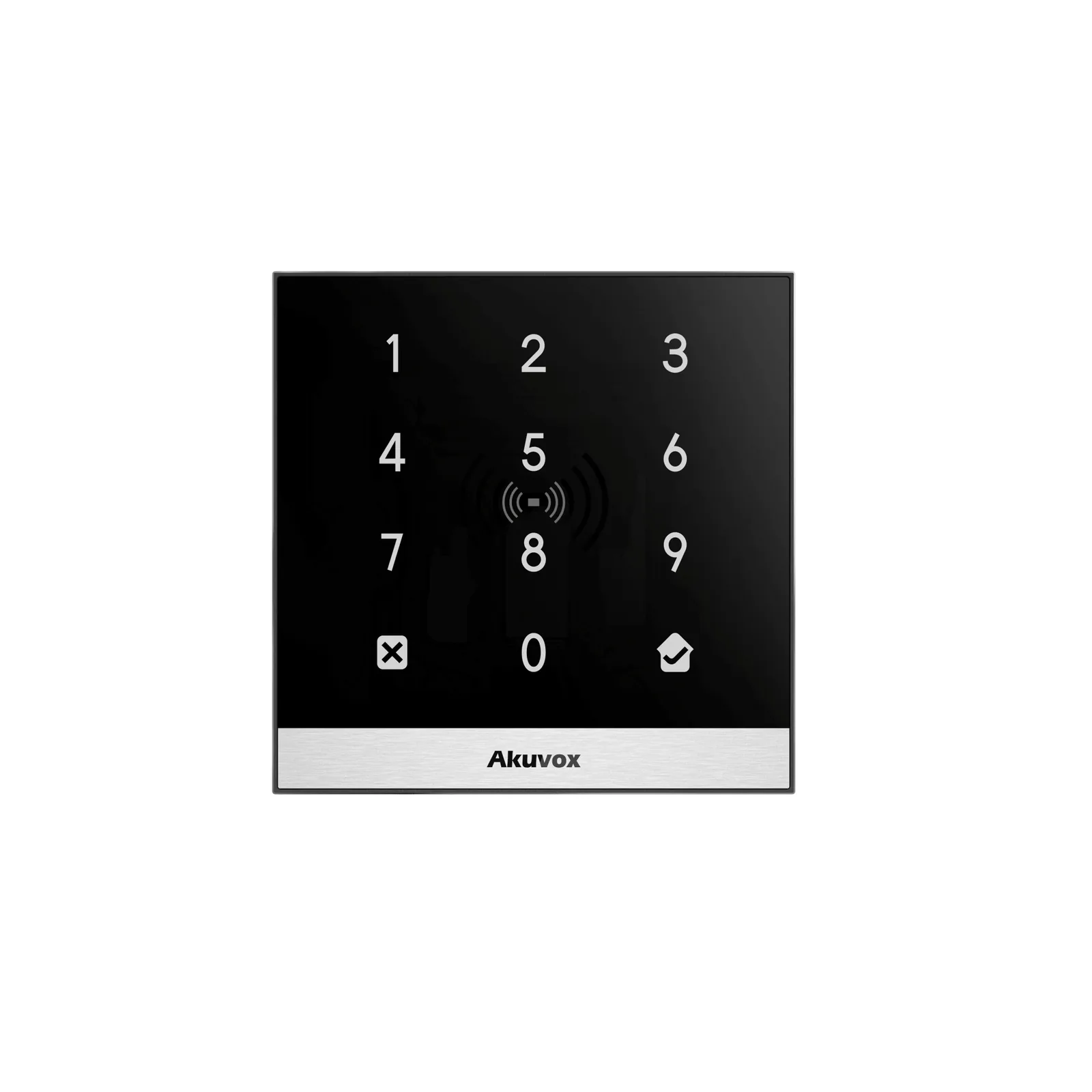 Teclado de Control de Acceso + Bracket de Instalación / Administración 100% en la Nube / Interfaz WEB / POE / Lector Prox 125 kHz / MIFARE 13.56MHz / NFC / APP Smart Plus / Control de 1 Puerta / PIN Para Visitas / IP65