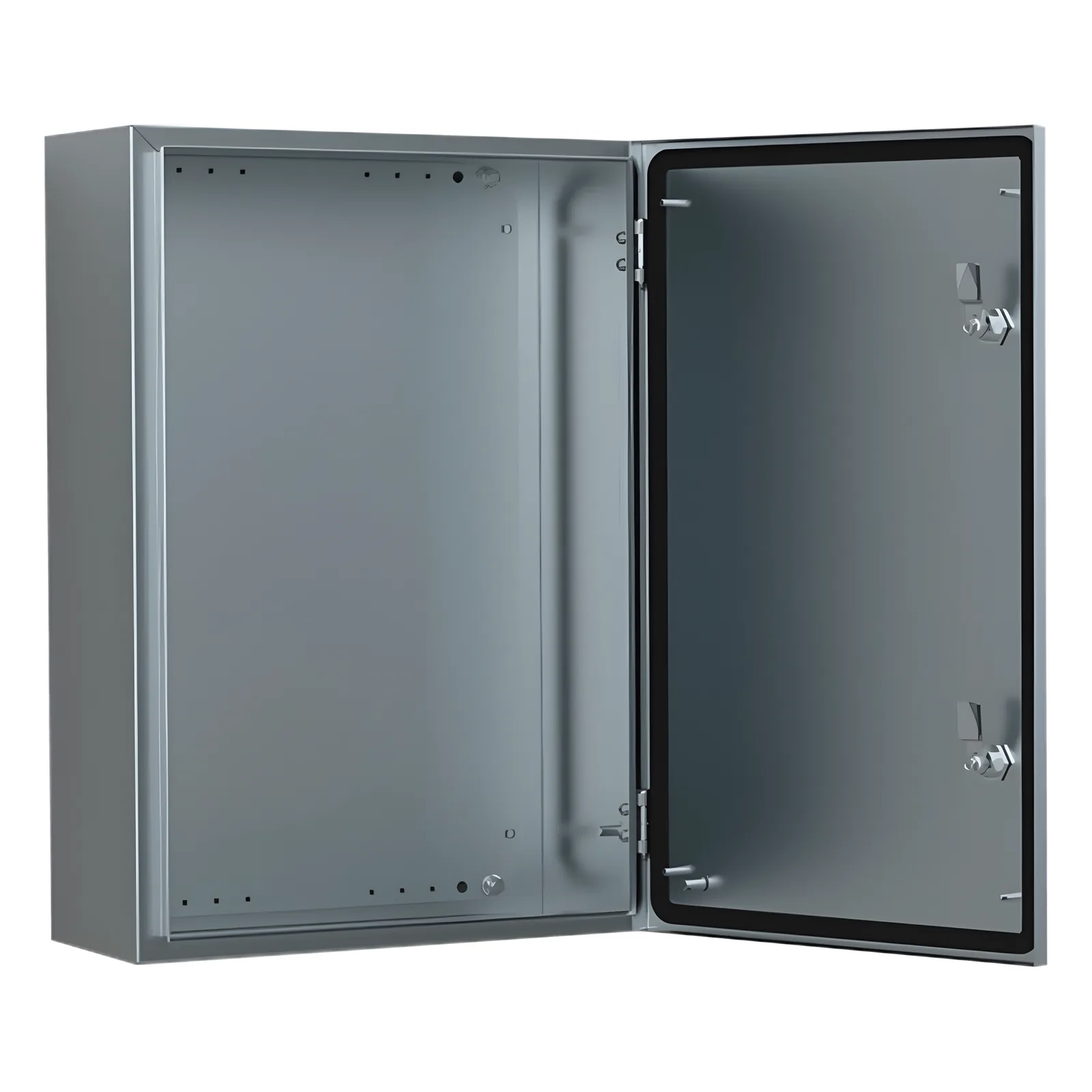 Gabinete de Acero Inoxidable 304L ASR IP66 400x300x150 mm (15.7 x 11.8 x 5.9 in) / 2 Cerraduras / Montaje Placa 2 mm