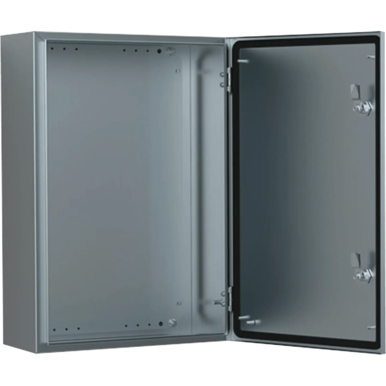 Gabinete de Acero Inoxidable 304L ASR IP66 / 500x500x210 mm (19.7x19.7x8.3 in) / 1 Cerradura / Montaje Placa 2 mm