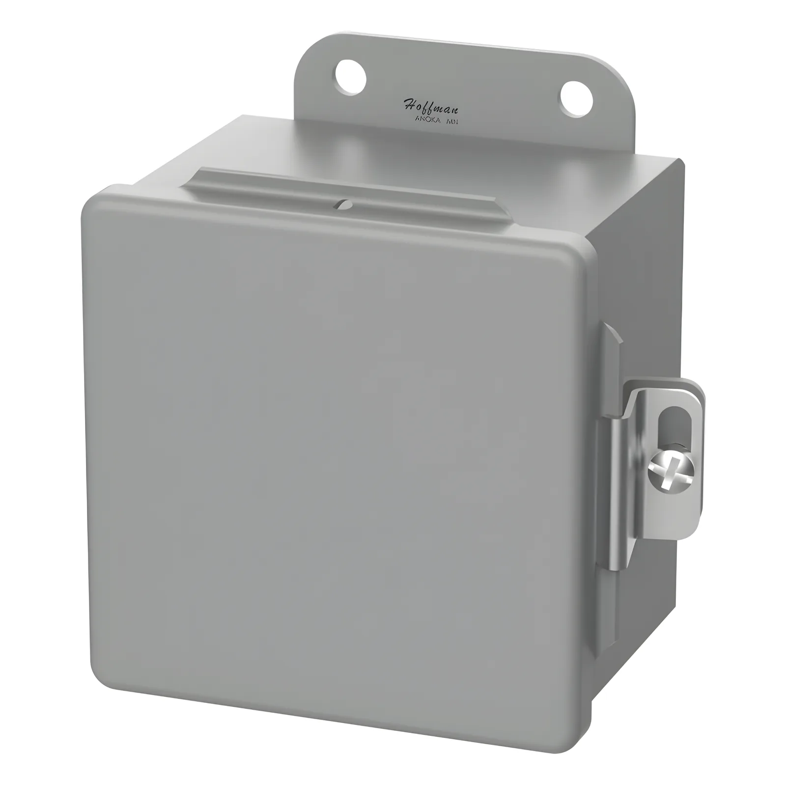 Gabinete de Bisagra Continua CH / NEMA Tipo 12 / 6 x 4 x 3 in (152 x 102 x 76 mm) / Acero Dulce / Gris / Abrazaderas Atornilladas / Montaje en Pared