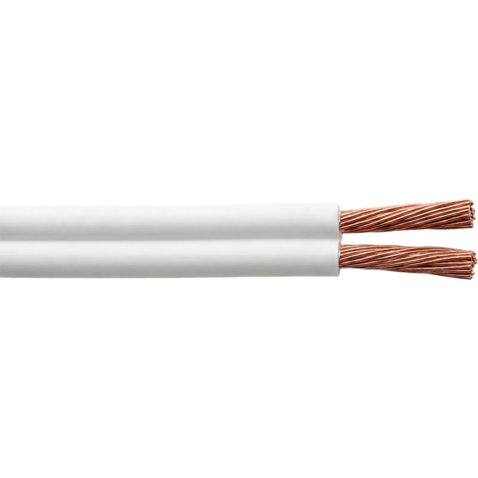 Cable POT 2 x 16 AWG / Flexible Tipo SPT / 300V 60°C / 100 Metros ( 328.08 Pies ) Cobre Suave / Aislamiento PVC / Paralelo / Blanco / Cumple NOM-001-SEDE/ Aplicaciones en Electrodomésticos y Electrónicos