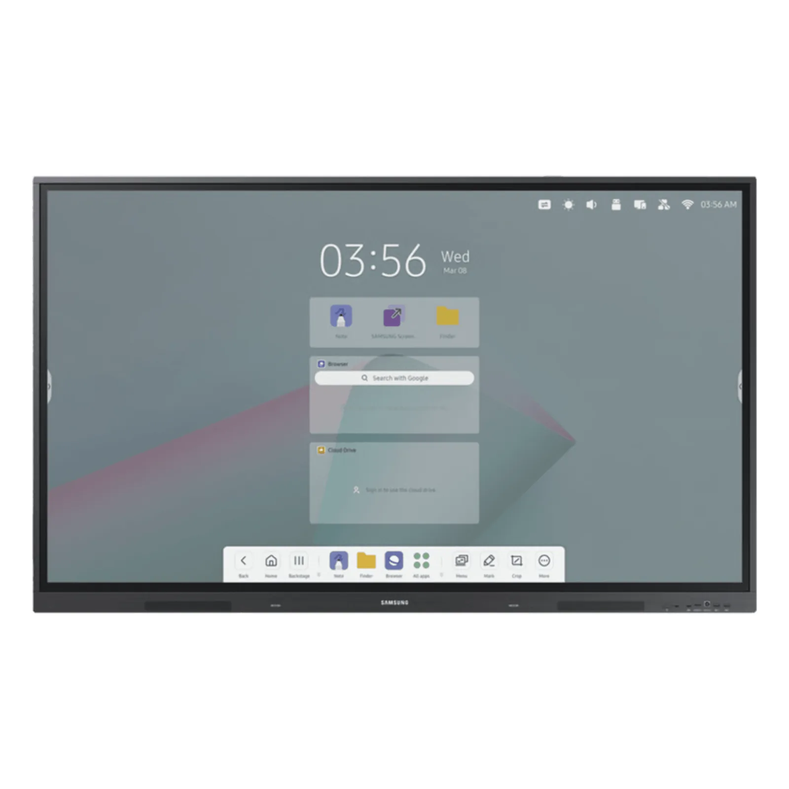 Pantalla Interactiva 75" / Resolución 4K UHD (3840x2160) / Táctil IR / Brillo 400 nits / Android 14 EDLA / WiFi y Bluetooth / Compatible VESA 800x400