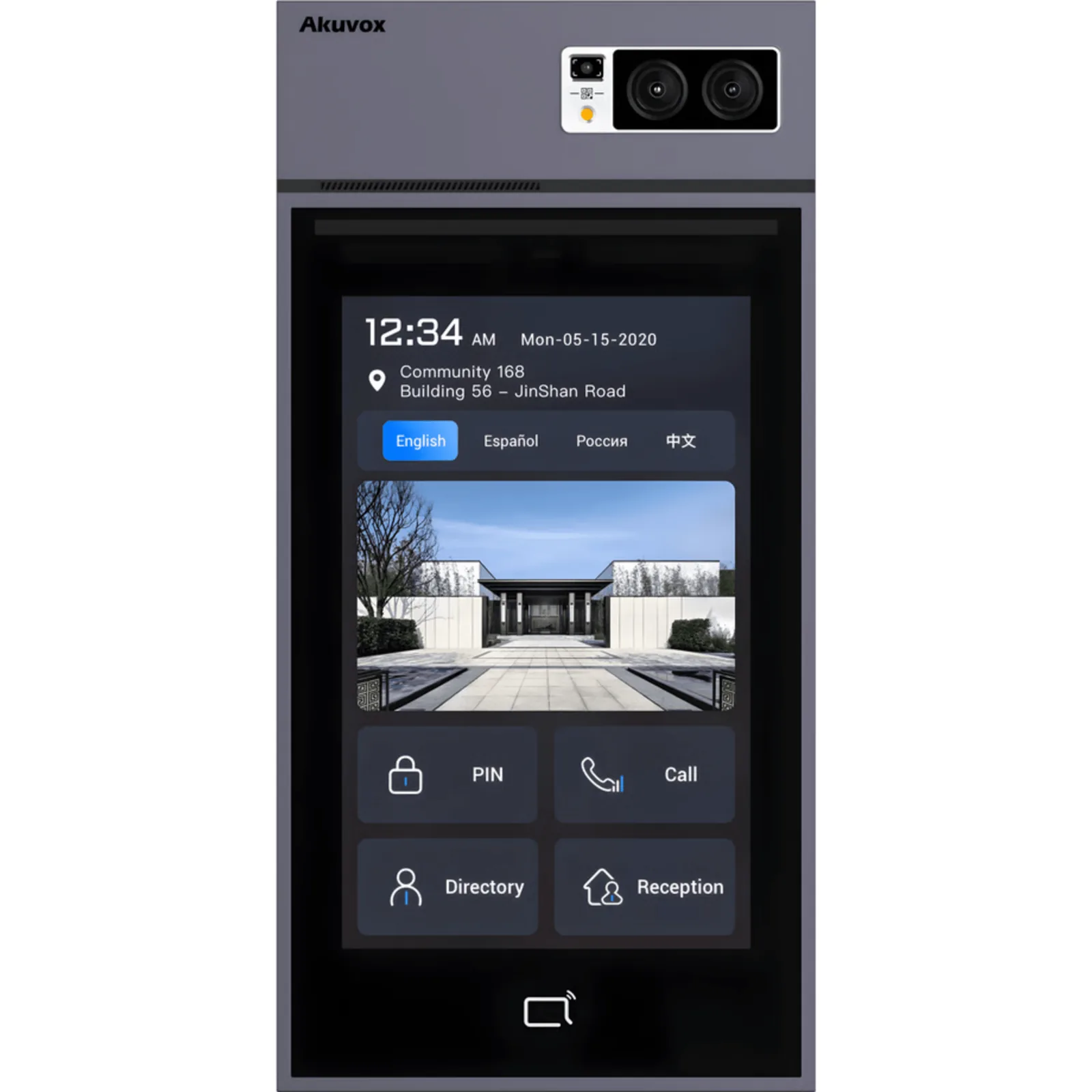 Videoportero Con Lector QR Físico / Incluye Bracket de Instalación / Pantalla 10" LCD / Cámara 5 MP / Acceso Por Rostro, Tarjeta, QR, Bluetooth, NFC, PIN / Llamada a App / Administración En La Nube